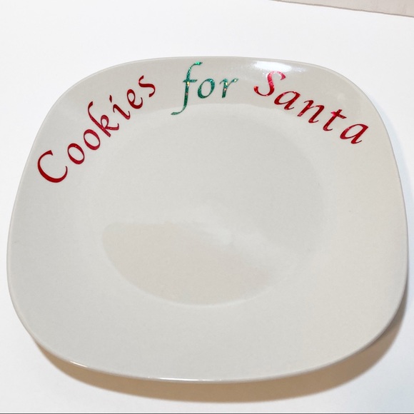 Cookies For Santa Plate Royal Norfolk White NEW - Picture 1 of 3